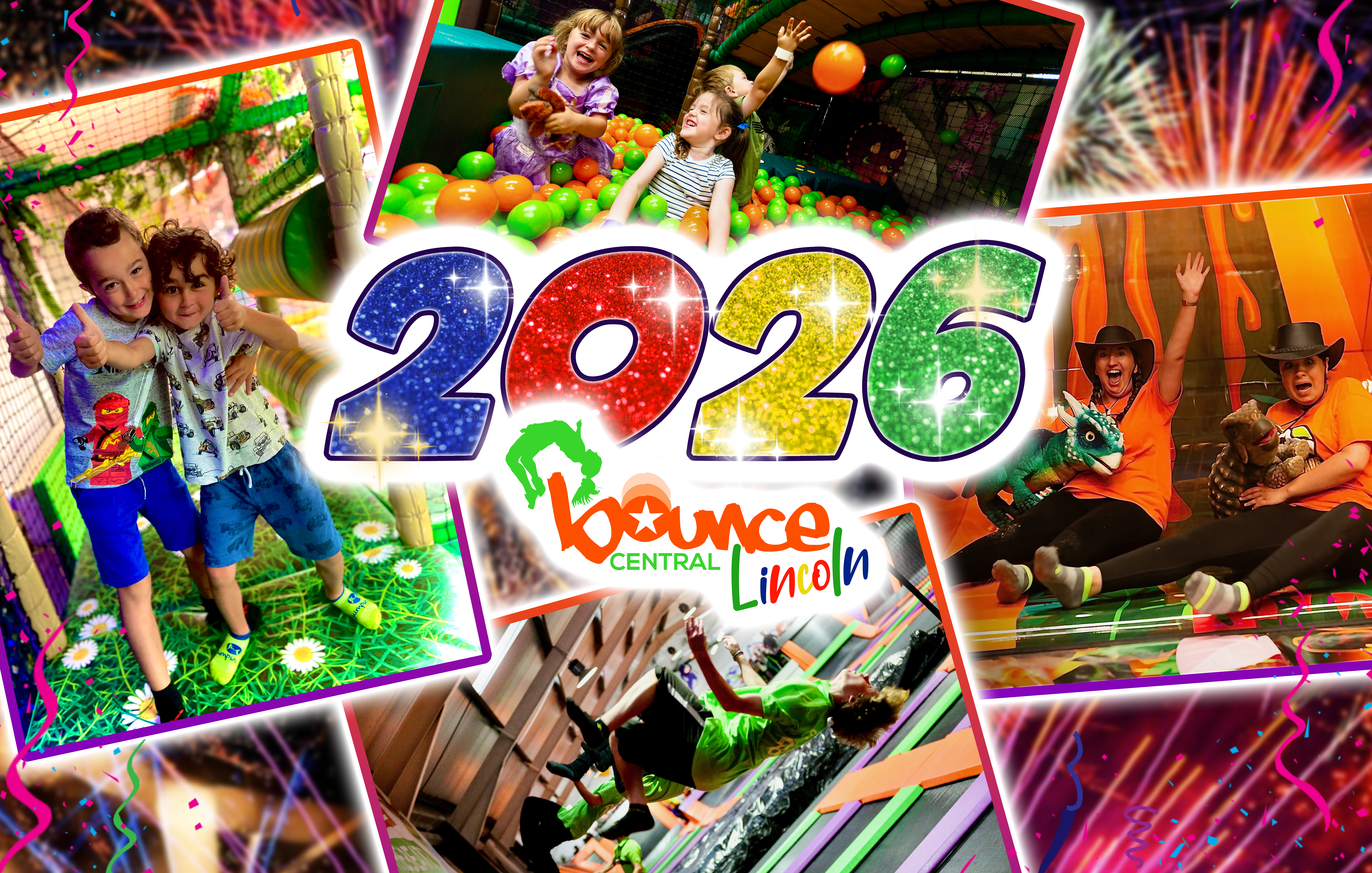 Main Hero Banner, Soft play, kids jumping and sliding