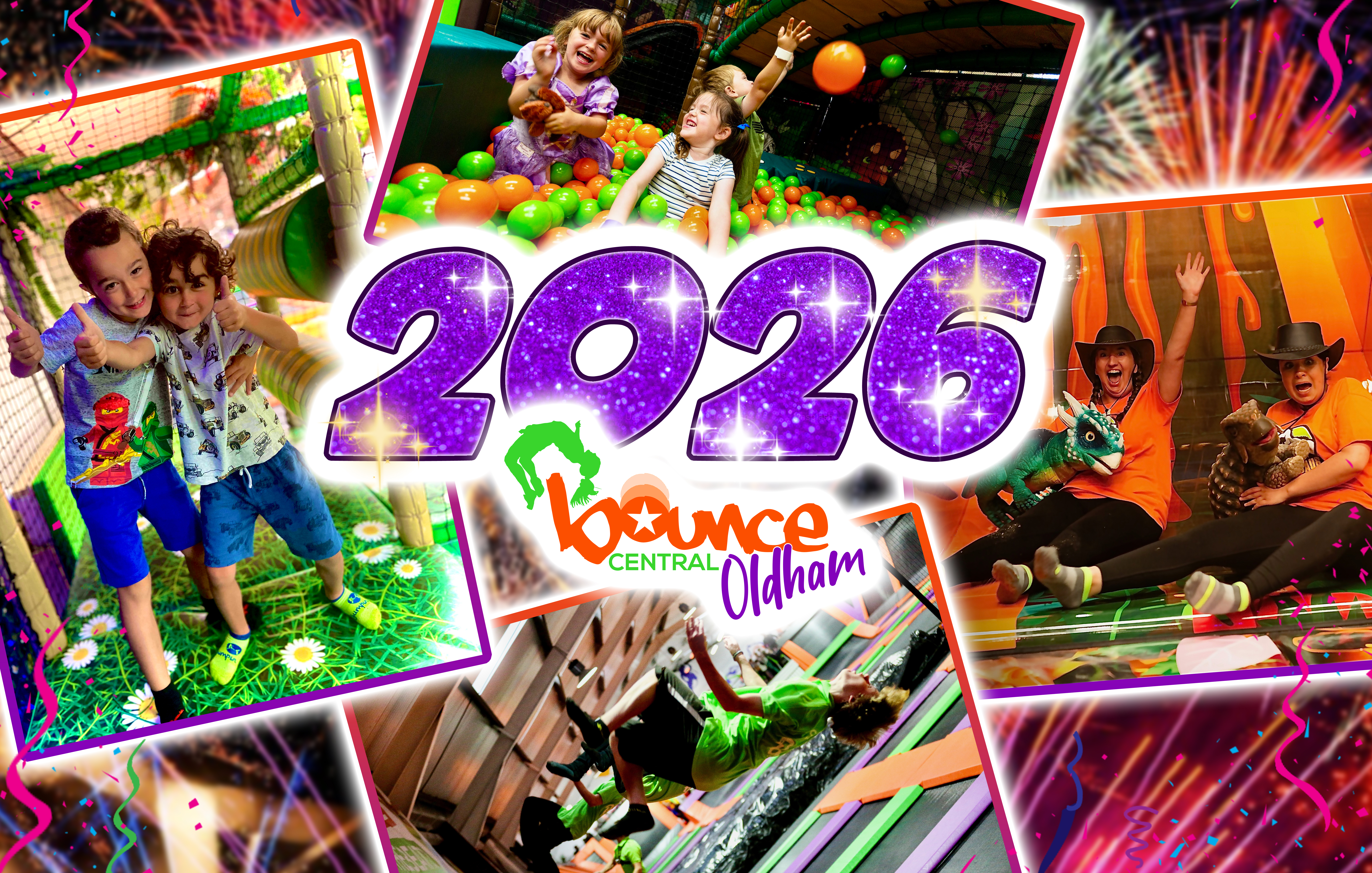 Main Hero Banner, Soft play, kids jumping and sliding